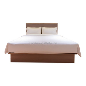 OEM ODM Supplier Custom Hotel Furniture Complete Bedroom Set MDF Wooden <b>Panel</b> King Bed Frame Upholstered <b>Headboard</b> Nightstands - Product Image 3