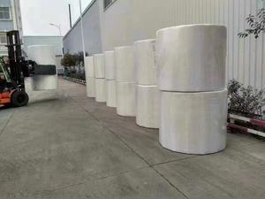 Sbs/ऐप वाटरप्रूफ झिल्ली के लिए सफेद लंबे स्टेपल पॉलिएस्टर चटाई - Product Image 3