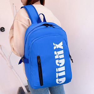 Sac à dos de voyage pour homme, design tendance, luxe, bleu, imperméable, polyester, fermeture éclair, capacité 20-37L - Product Image 3