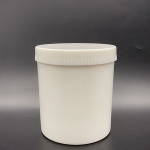 Pot en plastique PP transparent de qualité alimentaire de 1000 ml (32 oz) pour crème capillaire, avec couvercle à vis et bouchon à déchirer, vente en gros à prix réduit - Product Image 6