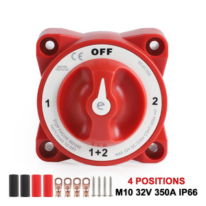 สวิตช์จุดระเบิด 4 ตำแหน่ง Cnspeed 32V 350A M10 IP66 สำหรับรถบ้าน เรือ รถบรรทุก - Product Image 3