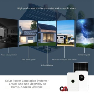 Sistema de Almacenamiento de Energía Solar Híbrido de 5.5KW, Kit Completo con Controlador MPPT, Batería de Iones de Litio, Montaje BIPV para Uso en Interiores y Exteriores - Product Image 6