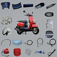Accessoires de moto pour Yamaha CUXI 4C7 Pièces d'apparence Phare Couvercle latéral Pièces en PP Couvercle d'échappement Accessoires moteur