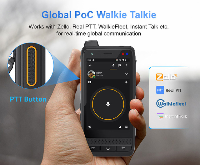 UNIWA F400 PoC PTT Communication Phone Android 15 NFC Triple Cameras 4350mAh