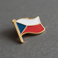 Conception d'usine Logo épinglette États-Unis métal personnalisé revers émail broche Hongrie Badge drapeau broche