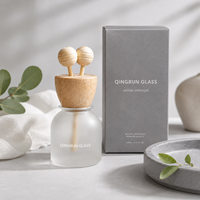 Diffuseur de parfum pour voiture personnalisable avec logo, 10 ml, à clipser, flacon en verre vide avec bâtonnets en bois