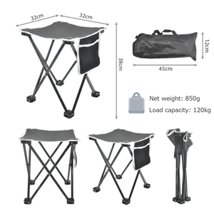 Pliant portatif extérieur pliable sport randonnée <span class=keywords><strong>chasse</strong></span> chaise de pique-nique camping <span class=keywords><strong>tabouret</strong></span> de pêche avec sac de transport - Product Image 4