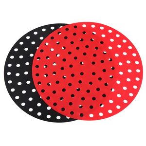 Food Grade Non-Stick BPA-Free <b>Silicone</b> Oven <b>Baking</b> Thick Reusable Air Fryer Fried Pizza Chicken <b>Baking</b> Dishes Pans Mat Liner - Product Image 1