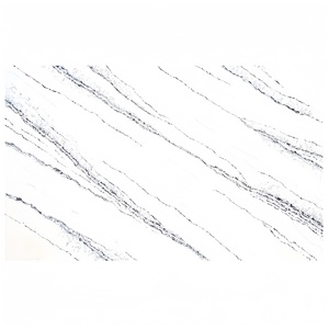 Vente chaude Contemporain Calacatta Cuisine Comptoir Engineered Quartz Couleurs Naturelles Artificielle Pierre Naturelle Matériel Direct - Product Image 1