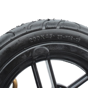Roue et moyeu gonflables 200x45 et pneu intérieur 200*45 pour scooter <span class=keywords><strong>E</strong></span>-<span class=keywords><strong>twow</strong></span> S2 M8 M10, roue pneumatique 8 pouces, roue de fauteuil roulant, roue à air - Product Image 5