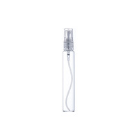 Flacon de parfum 5ML 10ML 15ML, flacon pulvérisateur en verre transparent, flacon pulvérisateur en plastique, flacon à fine brume