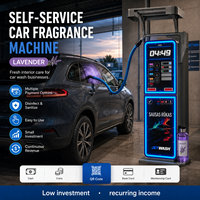 Machine de parfumage automobile en libre-service personnalisée avec système de paiement intelligent par QR code et carte pour entreprises de lavage de voitures