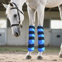 Bottes de refroidissement en gel réutilisables Furvorite RT-MS-014 pour chevaux, pour blessures, entraînement et récupération, ajustables, vente en gros
