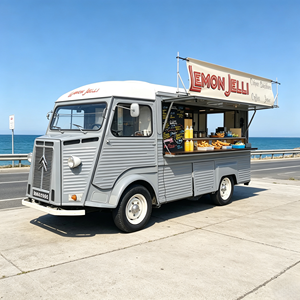 Camionnette alimentaire électrique rétro personnalisée Citroën avec <span class=keywords><strong>extracteur</strong></span> de jus commercial pour la route côtière - Product Image 1