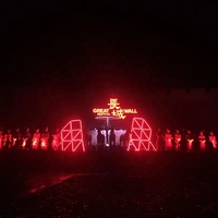 Tube et barre de pixels LED SMD5050 DMX512 Matrix Light IP65 avec contrôleur, éclairage de scène RVB