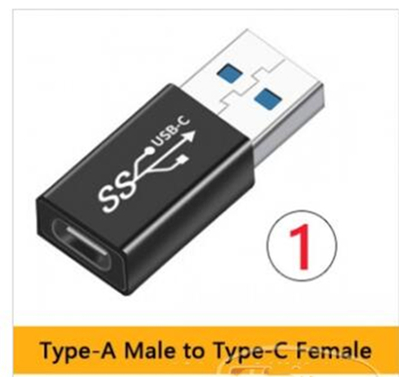 USB A mâle à USB C femelle