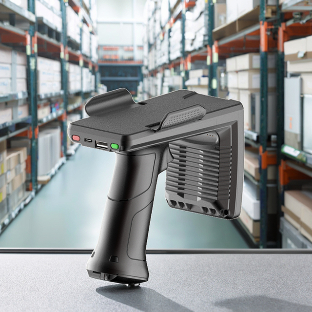 Handheld Android 12 PDA UHF RFID Reader Long Distance for Efficient Warehouse Inventory & Item Scanning in Stock