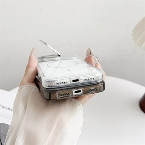 Fundas antiarañazos Para Celular para <span class=keywords><strong>Samsung</strong></span> <span class=keywords><strong>Galaxy</strong></span> A17 <span class=keywords><strong>4G</strong></span> acrílico + TPU híbrido soporte magnético funda para teléfono móvil - Product Image 4