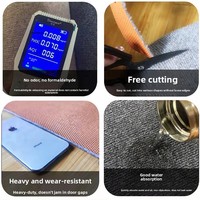 Tapis de cuisine anti-fatigue modernes, imperméables, en polyester, antidérapants et rembourrés pour usage domestique