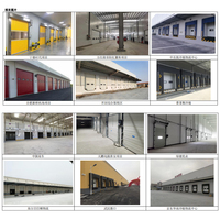 Fabricant chinois d'appartement porte de garage automatique Grande porte de garage sectionnelle motorisée à deux volets à levage automatique en acier