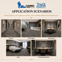 Tapis Axminster pour chambre d'hôtel, couloir commercial et sols d'espaces publics