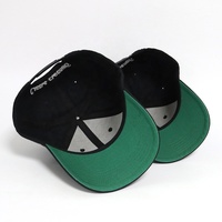 Gorras de Béisbol Deportivas para Hombre, de Acrílico Negro, con Logotipo Bordado en 3D Personalizado, de 6 Paneles, Estructuradas, a la Moda, Precio Económico, Gran Venta