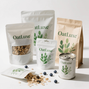 ถุงบรรจุอาหารออร์แกนิกบรรจุอาหารถุงซิปล็อกเปิดปิดได้พิมพ์ลายได้เป็นมิตรต่อสิ่งแวดล้อม - Product Image 2