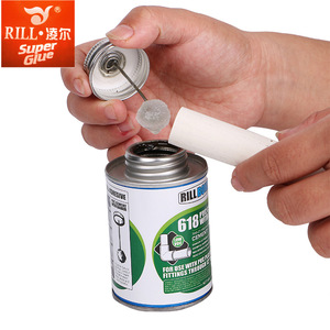 Pegamento <span class=keywords><strong>adhesivo</strong></span> fuerte a base de epoxi de 118ml y 237ml <span class=keywords><strong>para</strong></span> tuberías de transporte de alcantarillado de agua de <span class=keywords><strong>PVC</strong></span> Pegamento acético general - Product Image 5
