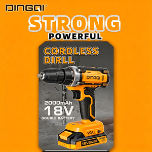 Taladro <span class=keywords><strong>Inalámbrico</strong></span> de 18V con Doble Batería, 35N.m de Torque, Juego de Herramientas Eléctricas Recargables, <span class=keywords><strong>Destornillador</strong></span> Eléctrico para Bricolaje y Construcción en el Hogar - Product Image 1