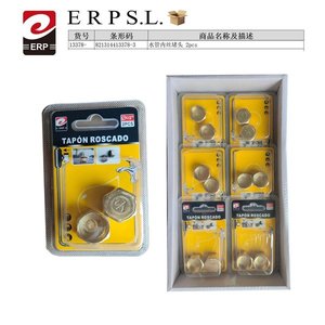Tapon Roscado Water Pipe Threaded Plug 2Pcs For Plumbing Fixtures - Product Image 1