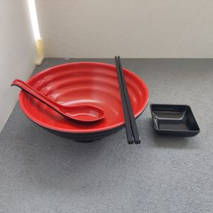 Ciotola in Melamina Personalizzata Senza BPA, Grande Ciotola Colorata per Noodle e <span class=keywords><strong>Ramen</strong></span> in Stile <span class=keywords><strong>Anime</strong></span> - Product Image 4