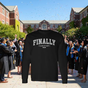 Camiseta de manga larga para graduados de la clase de 2024, para estudiantes de último año de secundaria - Product Image 3