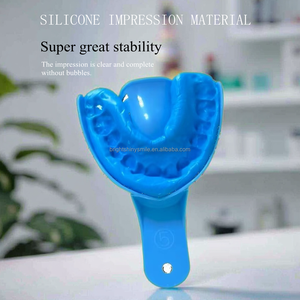 Moule <span class=keywords><strong>Grillz</strong></span> personnalisé Mastic Silicone Matériaux Plateaux Kit Dents Impression Silicone - Product Image 2