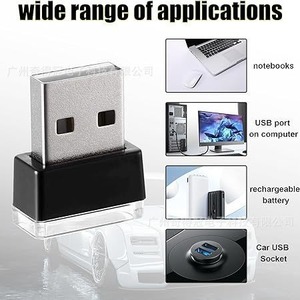QIDEWIN USB Reading Light LED Ambient <b>Car</b> <b>Interior</b> Lighting Ice Blue Pinkish Purple Yellow Red Green White - Product Image 3