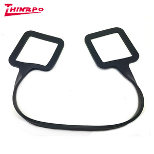 ChinaFactory Custom stampo in silicone cordino di cordino di silicone ad alta elastico cinturino fascia di gomma cinturino in gomma elastico modellato cinturino in gomma - Product Image 1