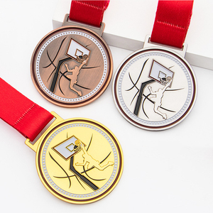 Popular DEMO Baloncesto Deporte Medalla <span class=keywords><strong>Dunk</strong></span> Estilo Deportes Medalla de aleación de zinc Medallas de oro de alta calidad Premio del campeonato de baloncesto - Product Image 4