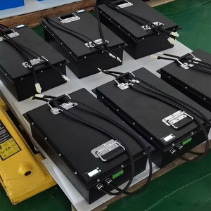 แบตเตอรี่ลิเธียมไอออนแบบกึ่งแข็งสำหรับรถกอล์ฟ 48V รีไซเคิลได้ แพ็ค 18650 กันน้ำ 106Ah 6000+ รอบการใช้งาน สีดำ 106 72v 50ah ลิเธียมไอออน Ba - Product Image 5