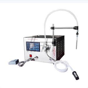 Magnetic <b>Pump</b> Semi Automatic Liquid Filling Machine for Beverage Water Cosmetics Alcohol 220V for Plastic Cans Bottles Packaging - Product Image 2