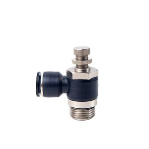 1/8 neumático recto plástico compacto Push in tubo accesorio JSC Válvula de Control de velocidad de flujo accesorios de manguera de aire - Product Image 3