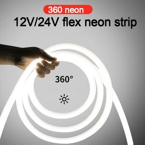 <span class=keywords><strong>Tube</strong></span> <span class=keywords><strong>néon</strong></span> SMD5050 RGB, bande lumineuse flexible à 360 degrés, pour aménagement paysager extérieur, étanche, DC24V, pont extérieur - Product Image 3