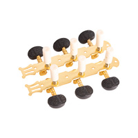 CL-02MW clés scellées chromées tête de machine en métal chevilles de réglage de guitare pour guitare classique Instruments de musique et accessoires