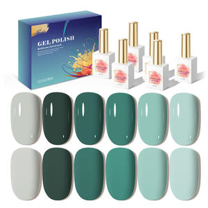 AILANUO Livre de présentation des couleurs des ongles 6 couleurs UV Gel Polish LED Cure DIY Vegan Cruelty Free OEM Private Label - Product Image 1