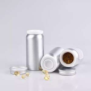 Vitamine Aluminium Metalen Blikjes Leeg 100Ml 120Ml Goede Afdichting Brede Mond Supplement Fles Aluminium Vitamine Flessen - Product Image 6