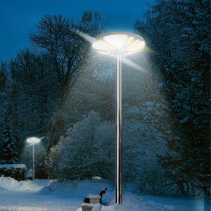 Réverbère solaire intégré Lumière LED Détection humaine <span class=keywords><strong>Soucoupe</strong></span> volante OVNI ultra mince Lampe solaire de jardin - Product Image 4