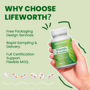 Compresse di Vitamina B12 Metilcobalamina Organica Lifeworth per Adulti - Non per Neonati, Confezioni da 60/90/120 - Product Image 2