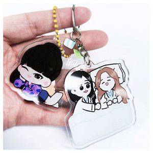 Epoxy Acrylic Keychain Promotional Cartoon Gift Printing <b>Anime</b> Holographic <b>Keychains</b> Custom Logo Acrylic Charms - Product Image 2