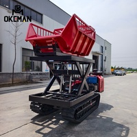 Nouveau véhicule de transport sur chenilles Diesel Euro 5 de 5 tonnes, direction à gauche, pour usage agricole