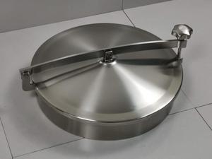 CNJS 물 탱크 맨웨이 커버 스테인레스 스틸 304 316L 식품 등급 원형 맨홀 커버 압력 프리 맨홀 - Product Image 5