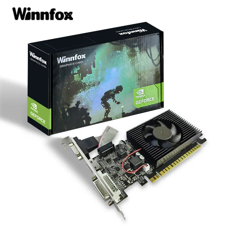 Winnfox GT610 1GB 2GB SDDR3 64bit PCI Express 2.0 x 16 Graphic Card