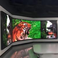Nouvelle technologie P2.5 affichage numérique mur rond intérieur show room module LED souple écran LED flexible